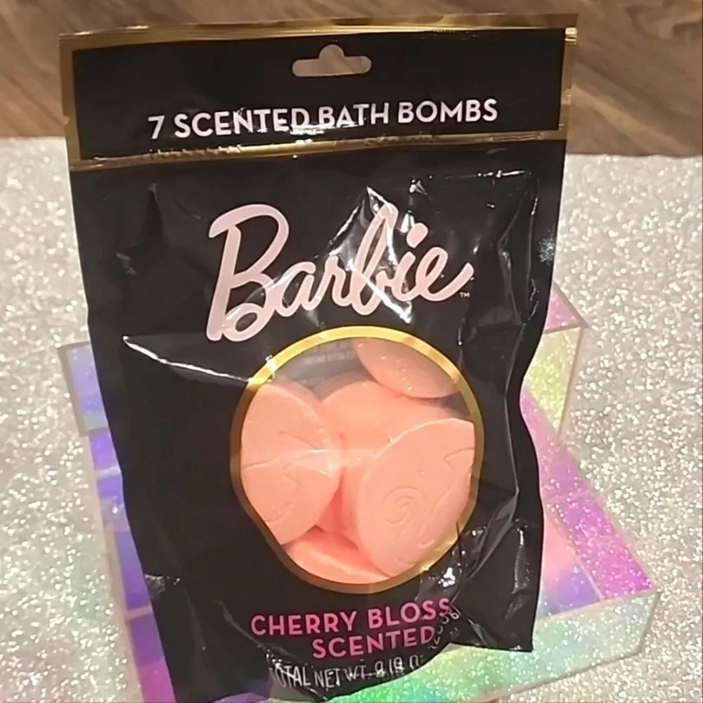 Taste Beauty Barbie Cherry Blossom Scented 7PC Bath‎ Bombs